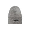 Grey Beanie with embroidered Trijicon logo in black