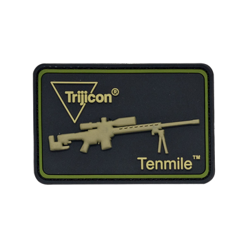 Trijicon Tenmile PVC Patch Product Image on white background