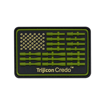 Trijicon Credo Flag PVC Patch Product Image on white background