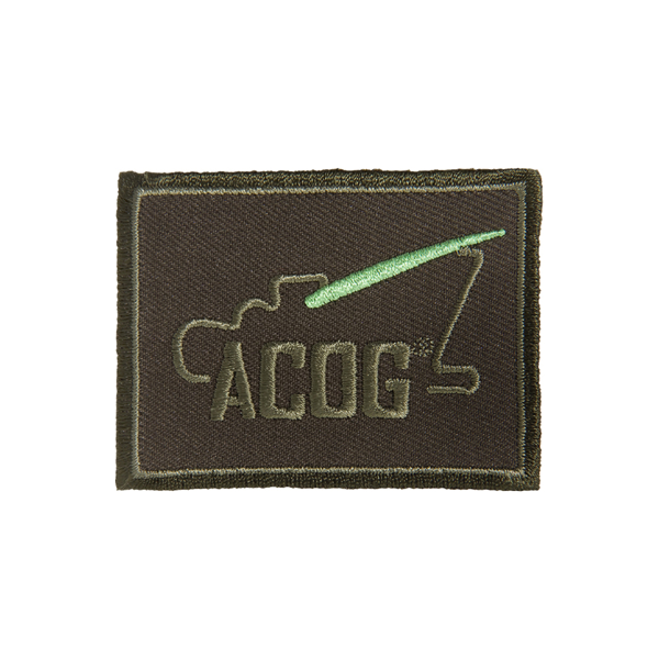 ACOG - Green Canvas Patch Product Image on white background
