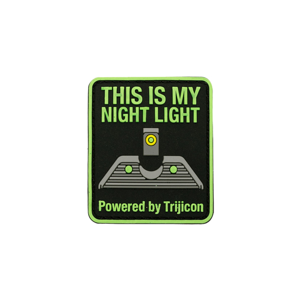 "This Is My Night Light" Patch Product Image on white background