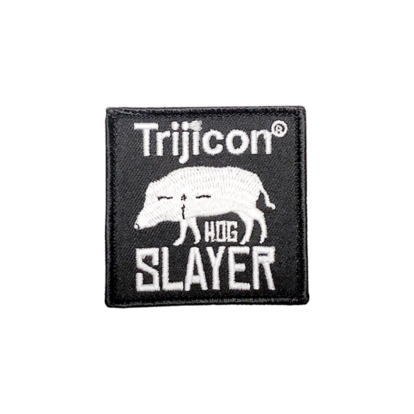 Hog Slayer Embroidered Canvas Patch Product Image on white background