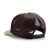 Image of a Brown/Tan Hat with a Trijicon logo on it