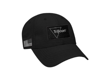 Black Hat with Hook/Loop Patch Panel