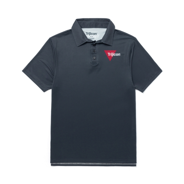 Grey Trijicon Elite Polo Front Image on white background