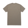 Warm gray tee with mountain image and Trijicon logo on front in black print