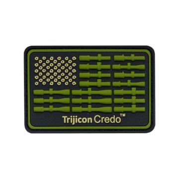 Trijicon Credo Flag PVC Patch Product Image on white background