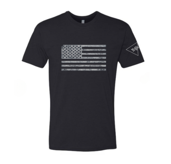mens tee with flag