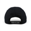 Back of black hat with adjustable strap and Trijicon.com branding