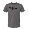 Front view of Stone Grey Trijicon Wordmark Tee with black Trijicon logo
