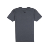 Back view of Stone Grey Trijicon Wordmark Tee with black Trijicon triangle logo below the collar