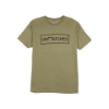 Front view of light olive Trijicon UNMATCHED Tee with UNMATCHED graphic