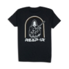 Back view of black Trijicon REAP-IR Tee with large reaper and REAP-IR graphic
